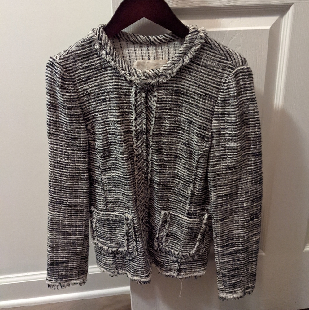 Rebecca Taylor Tweed Jacket Size 0 (Petite Friendly)